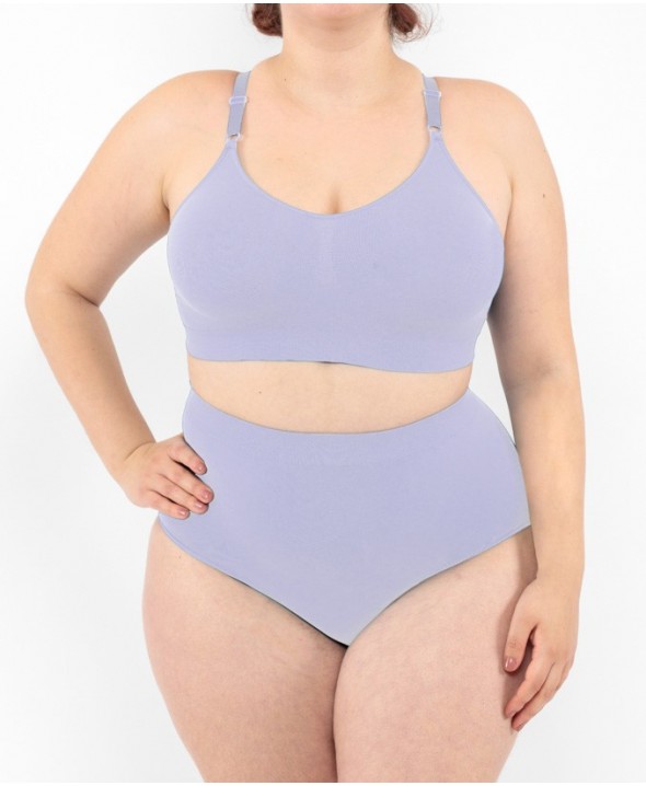 Slip Taille Haute - Lilas