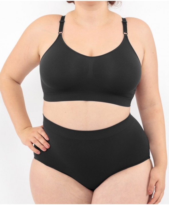 Ensemble Bralette Complet Avec Bretelles Réglables Appliquées Et