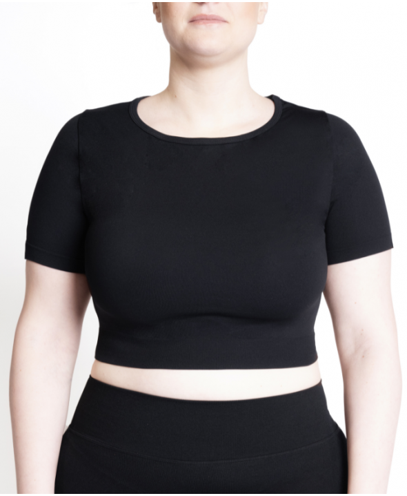 Crop tops de sport femme -...