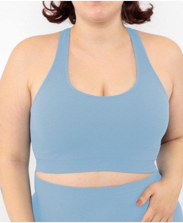 Sport Bralette - Bleu désaturé