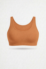 Bralette Cammello Curvy per Taglie Forti | Leela Lab