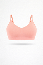 Bralette con Spallini Regolabili Corallo Curvy per Taglie Forti | Leela Lab