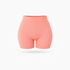 Shorts Vita Alta Corallo Curvy per Taglie Forti | Leela Lab