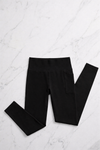 Leggings Sport con Tasca Nero Curvy per Taglie Forti | Leela Lab