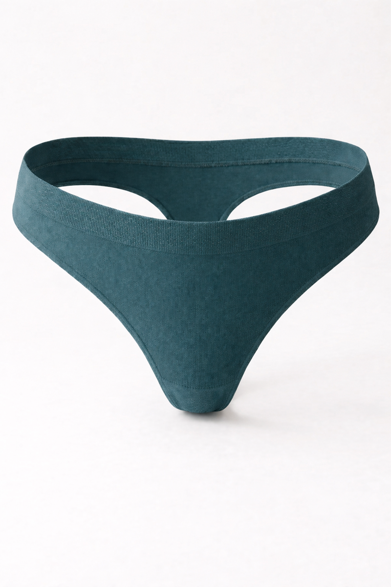 Perizoma Verde Petrolio Curvy per Taglie Forti | Leela Lab