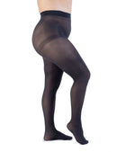 Collant Semimatte Recycled 50 Den Smoke Curvy per Taglie Forti | Leela Lab