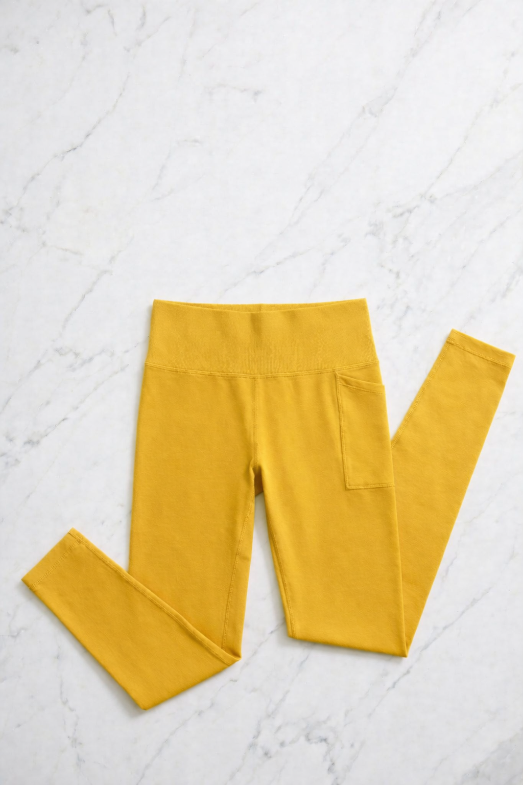 Leggings de sport avec poche - Ocre