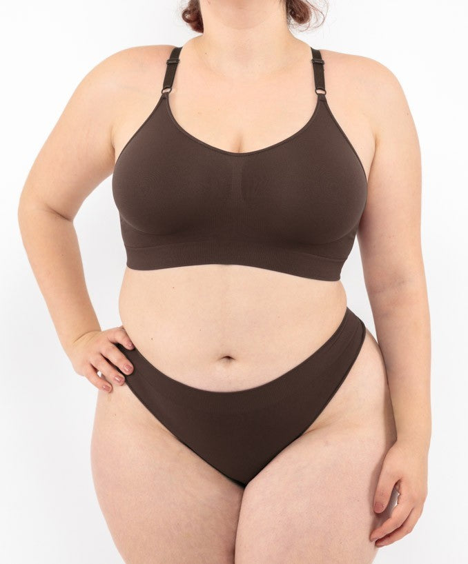 Perizoma Caffè Curvy per Taglie Forti Plus Size | Leela Lab