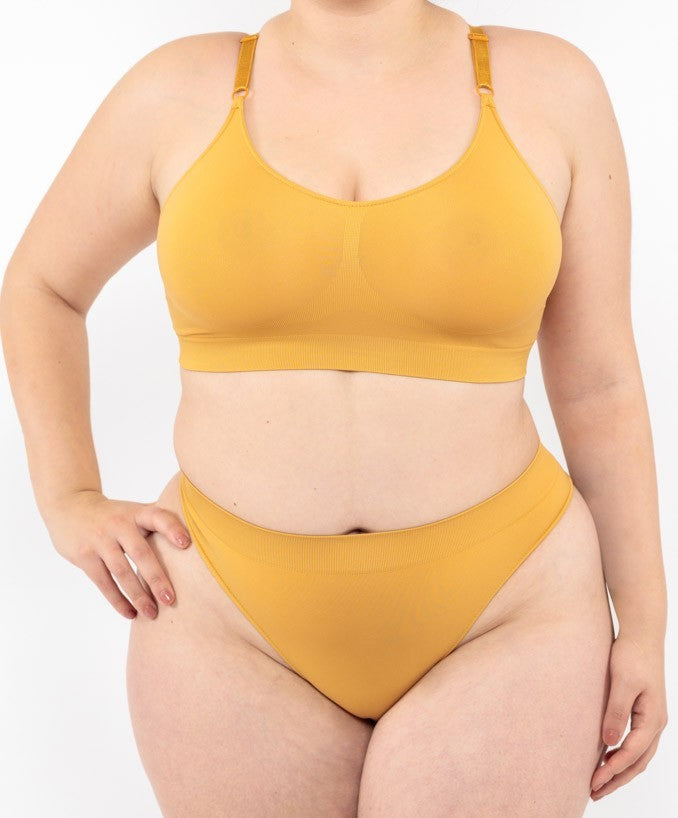 Perizoma Ocra Curvy per Taglie Forti Plus Size | Leela Lab