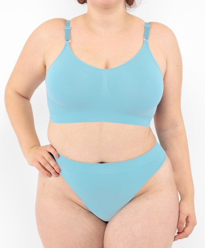 Perizoma Verde Acqua Curvy per Taglie Forti Plus Size | Leela Lab