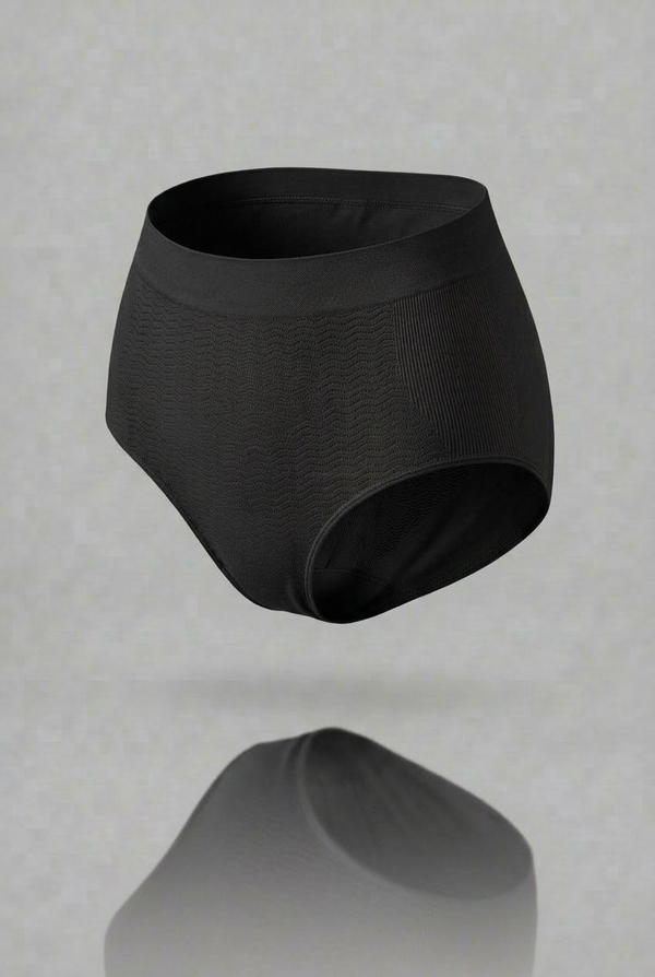 Culotte gainante taille haute - Noire